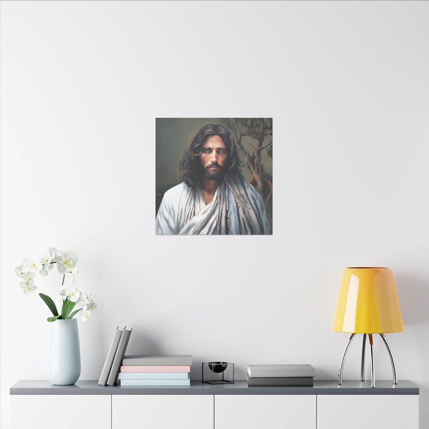 Portrait of Christ, Fine Art Canvas Print, Christian Art, Beautiful Jesus Artwork, Jesus Christ Gift