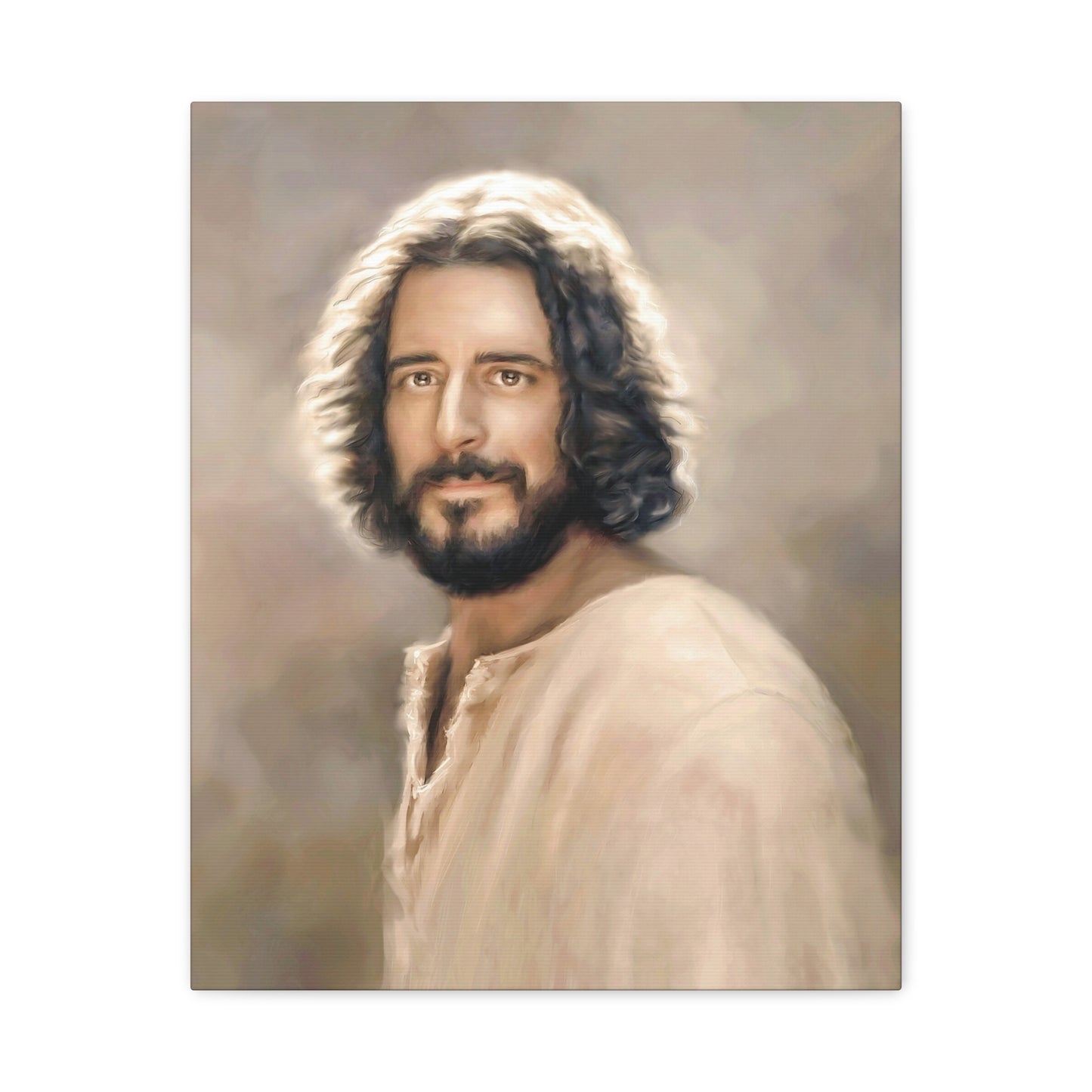 You Belong Jesus Christ Portrait, Fine Art Canvas Print, 16x20 and 5 other sizes, inspired by The Chosen Artwork of Jesus Painting