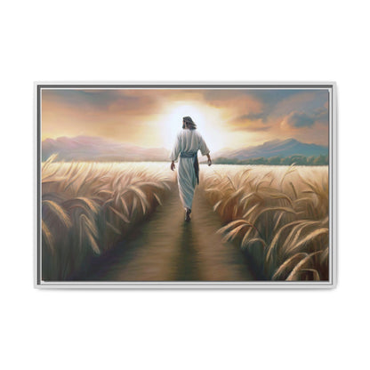 Called To Serve Canvas Print Framed Wall Art of Jesus Christ, Gift for Missionaries, Jesus in the Field beautiful