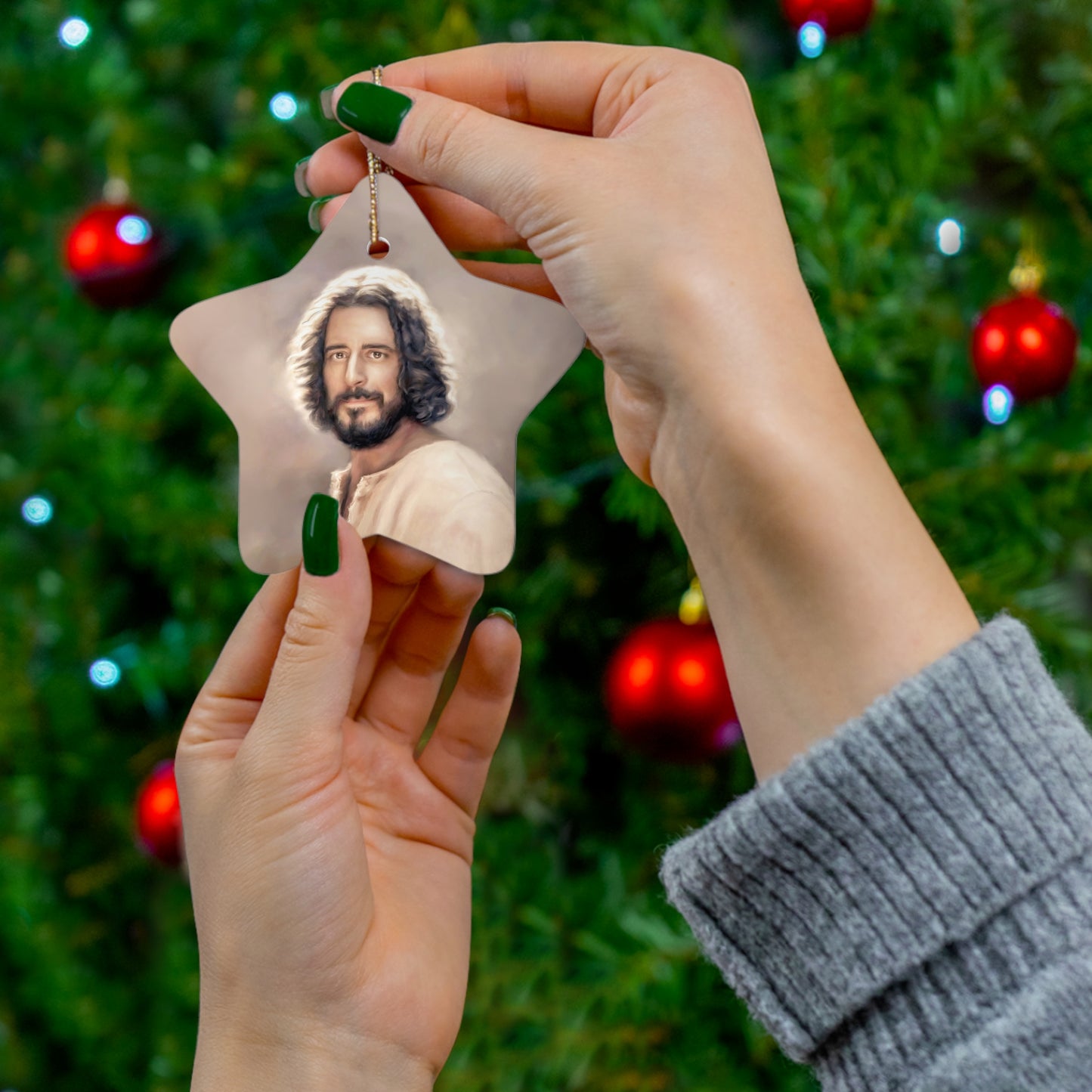 You Belong Jesus Christ Christmas Ornament, The Chosen Inspired Art, Christian Gift