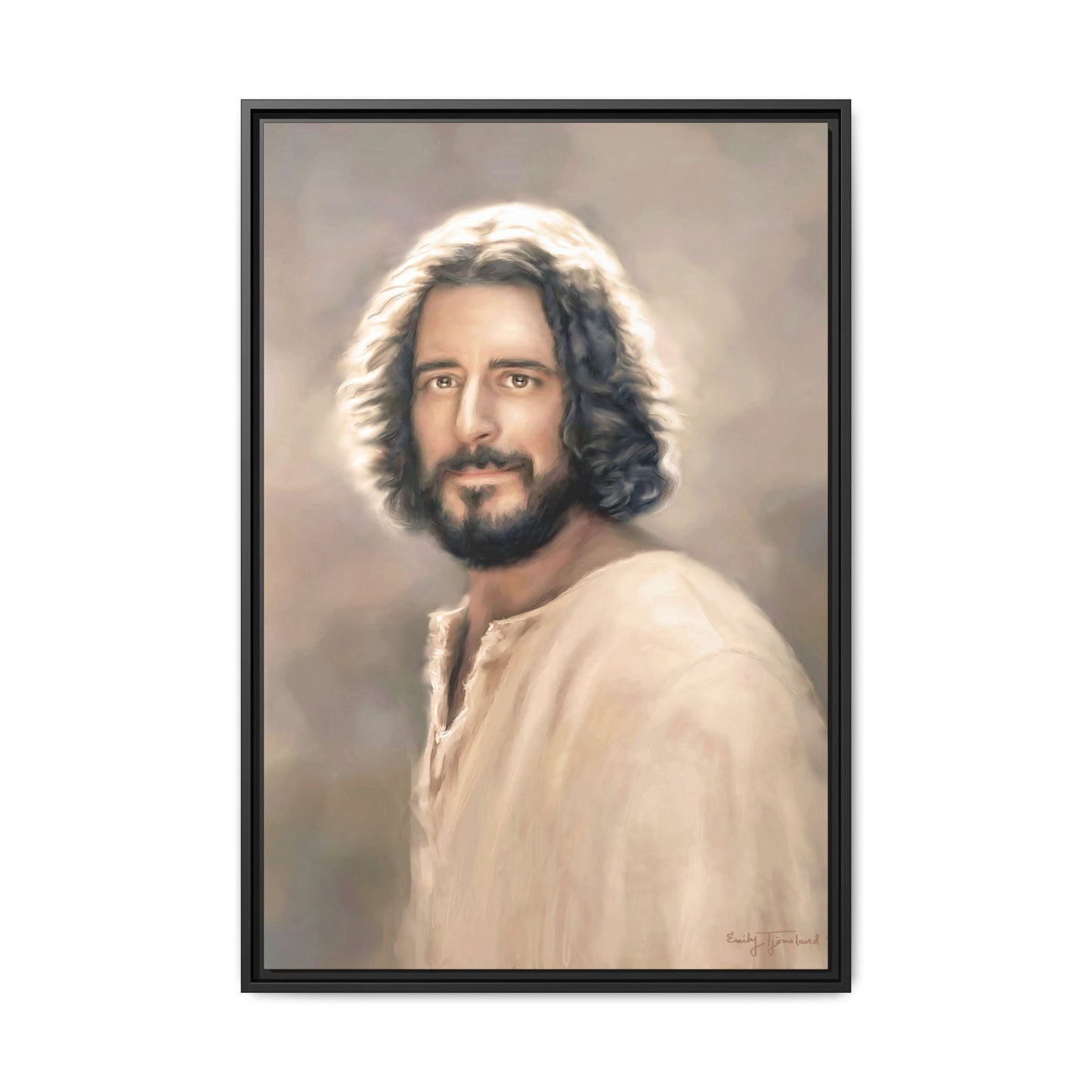 You Belong Jesus Portrait, Fine Art Canvas Print, Framed, The Chosen Art Inspired Artwork of Jesus Christ