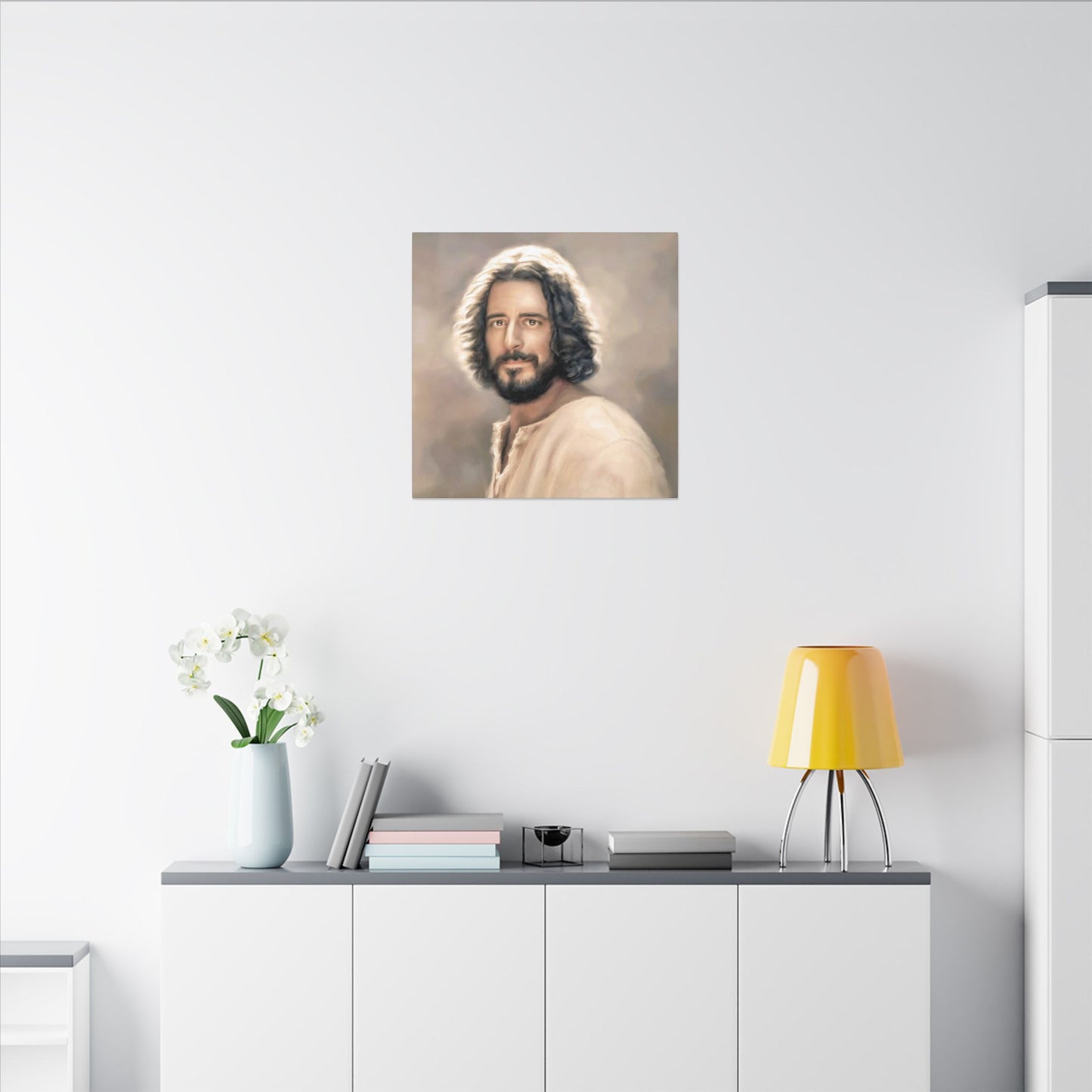 You Belong, Jesus Christ Portrait, Fine Art Canvas Print, Inspired by The Chosen Artwork of Jesus Painting