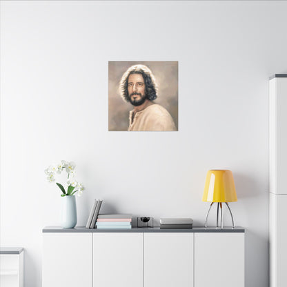 You Belong, Jesus Christ Portrait, Fine Art Canvas Print, Inspired by The Chosen Artwork of Jesus Painting