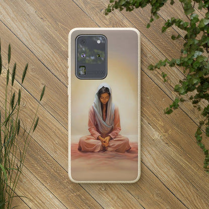 Spiritual Phone Case, Fun and Stylish, meditation, Stillness, Peace, Quiet reminder, mindfulness, Beauty, Unique Gift for her