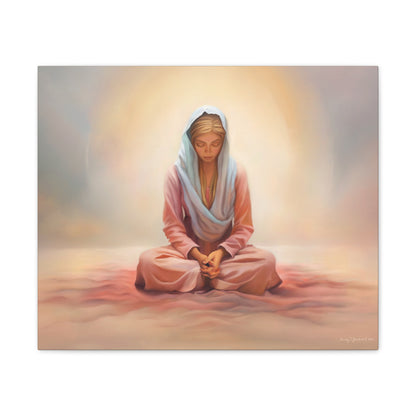 Stillness, Fine Art Canvas Print, Female Discipleship