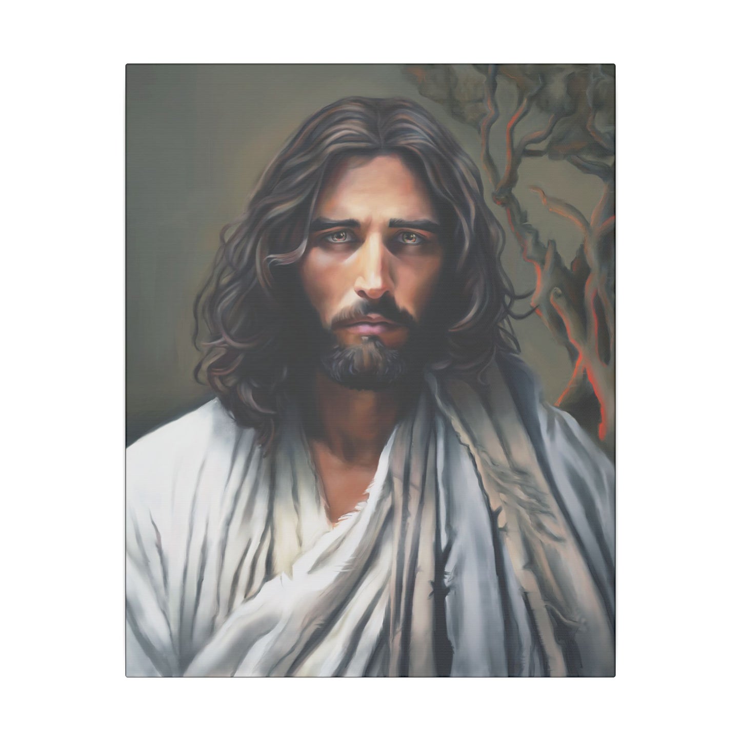 Portrait of Christ, Fine Art Canvas Print, Christian Art, Beautiful Jesus Artwork, Jesus Christ Gift