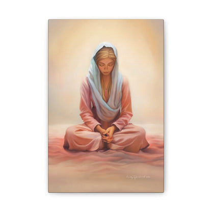 Stillness, Fine Art Canvas Print, Female Discipleship