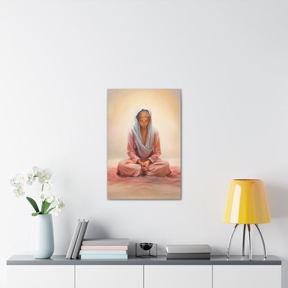 Stillness, Fine Art Canvas Print, Female Discipleship