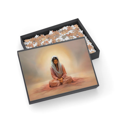 Stillness Puzzle (96, 252, 500, 1000-Piece), Spirituality Puzzle, Zen Puzzle, Christian Puzzle, Games for Young Women, Games for Christians