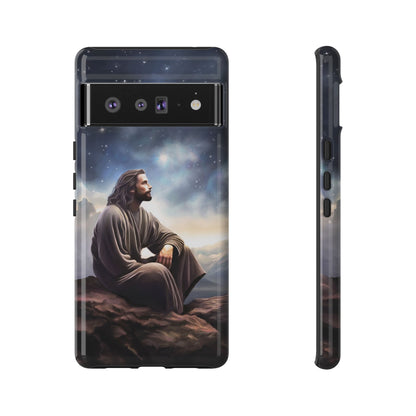 Jesus With The Stars Tough Phone Cases for Missionaries, Fun Special Gift for Bishops, Missionaries, Fun Gift for your missionary