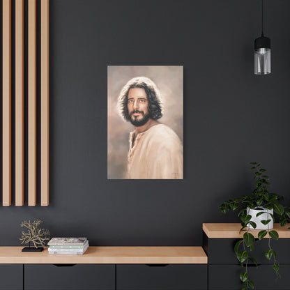 Jesus Christ Portrait, Fine Art Canvas Print, multiple sizes, The Chosen Artwork of Jesus Painting, Gift for Christian Homes