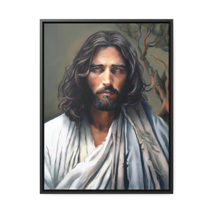 Jesus Christ Portrait, Fine Art Canvas Print, Framed, Jesus Christ Christian Art, Christian Art, Jesus Christ Decor