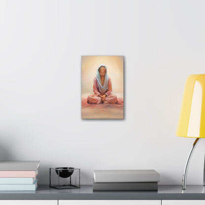 Stillness, Fine Art Canvas Print, Female Discipleship