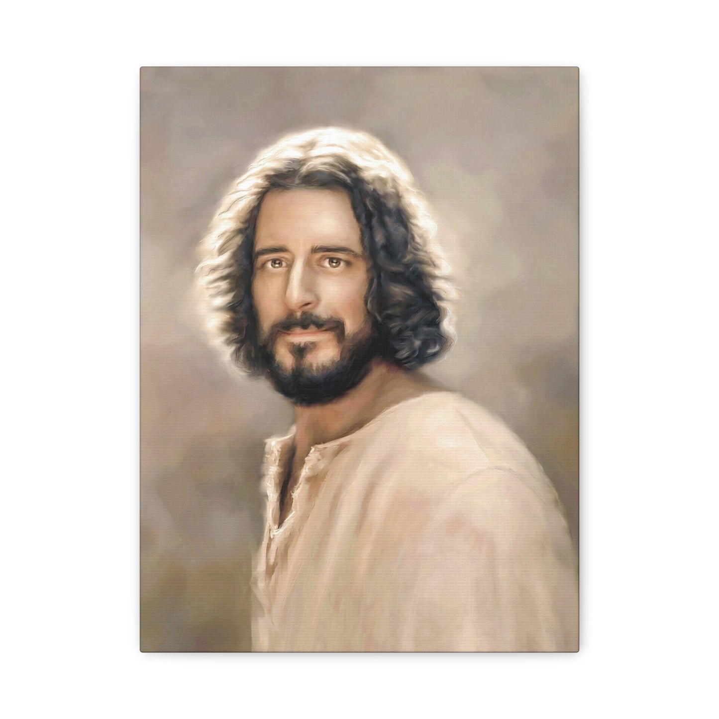You Belong Jesus Christ Portrait, Fine Art Canvas Print, 16x20 and 5 other sizes, inspired by The Chosen Artwork of Jesus Painting