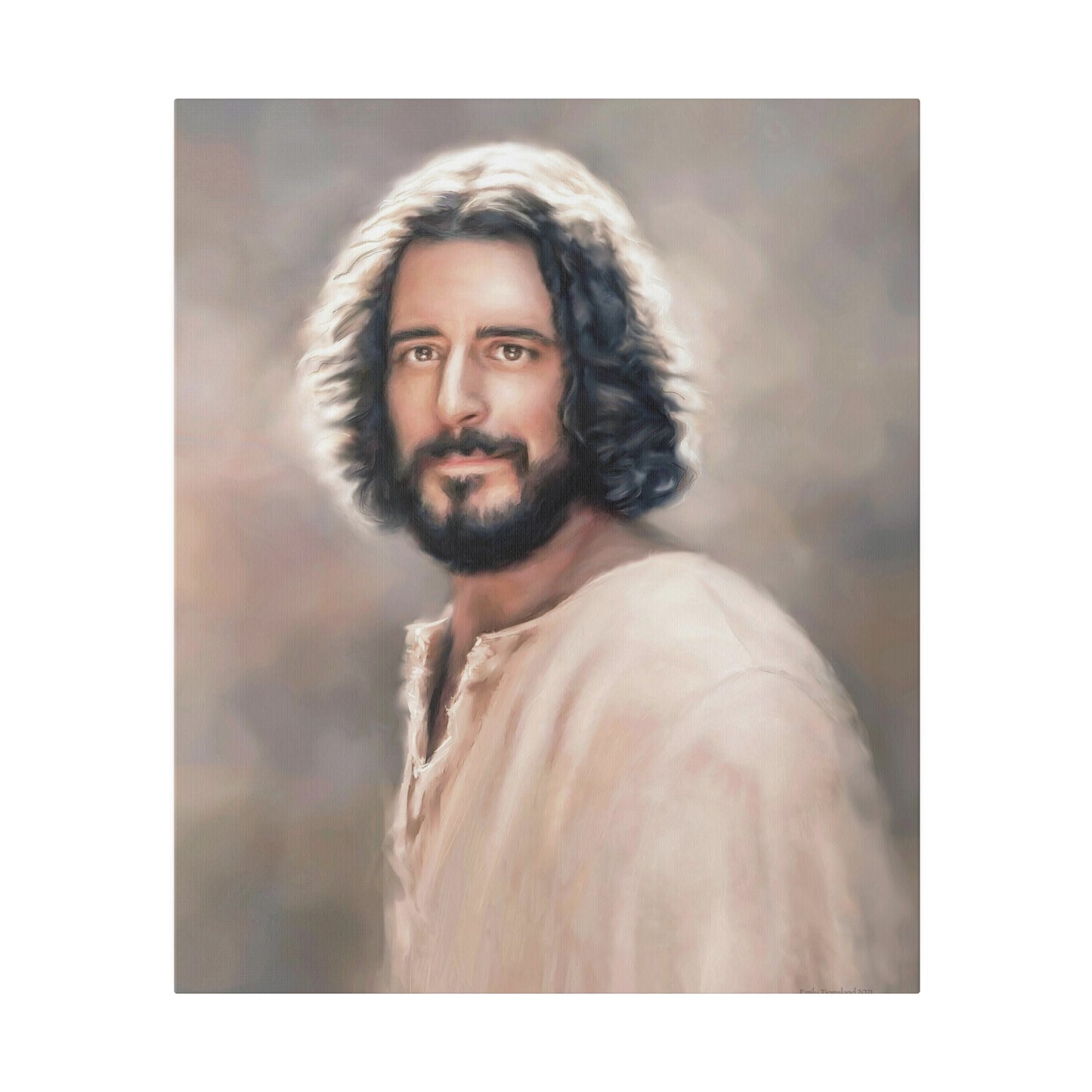 You Belong Jesus Christ Portrait 24x32, Fine Art Canvas Print