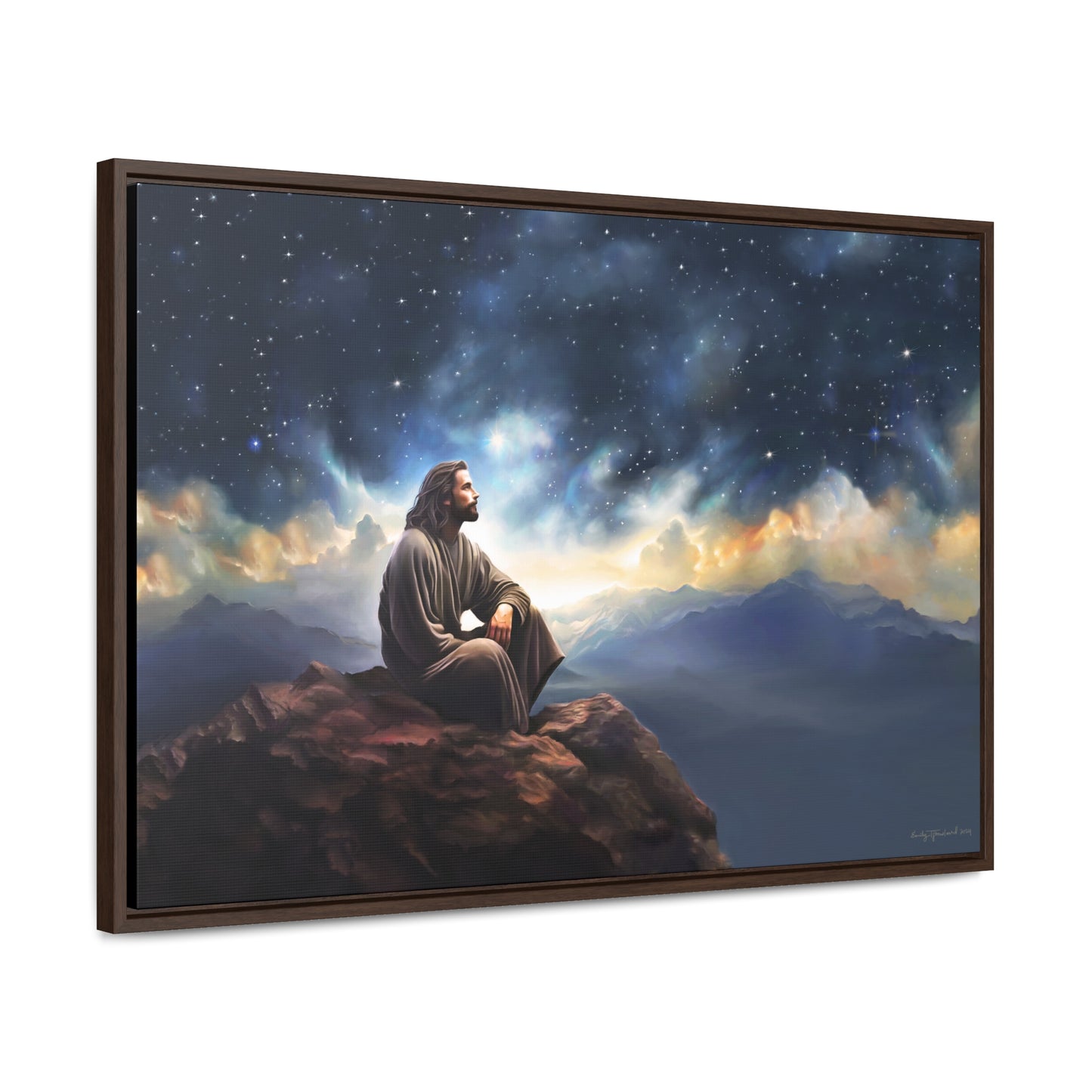 Jesus With The Stars, Fine Art Canvas Print, Many Sizes, Christian Art, Missionary Gifts