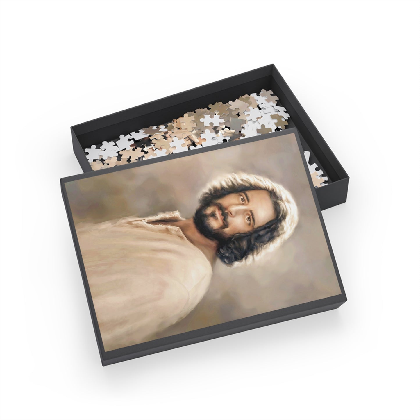 You Belong Jesus Portrait Puzzle, Christian Puzzle, Missionary Gift, Inspired by The Chosen