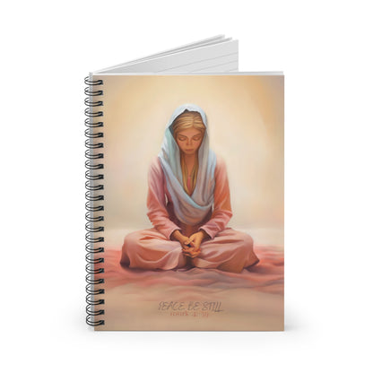 Peace, Be Still Notebook, Spiritual Notebook, Beautiful Gift for Spirituality