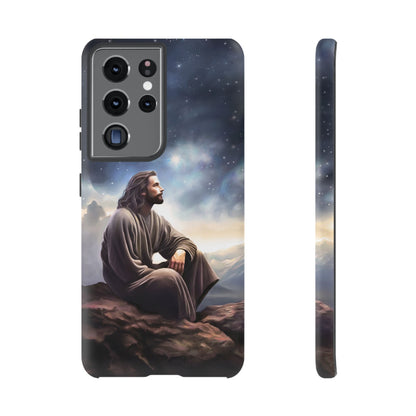 Jesus With The Stars Tough Phone Cases for Missionaries, Fun Special Gift for Bishops, Missionaries, Fun Gift for your missionary