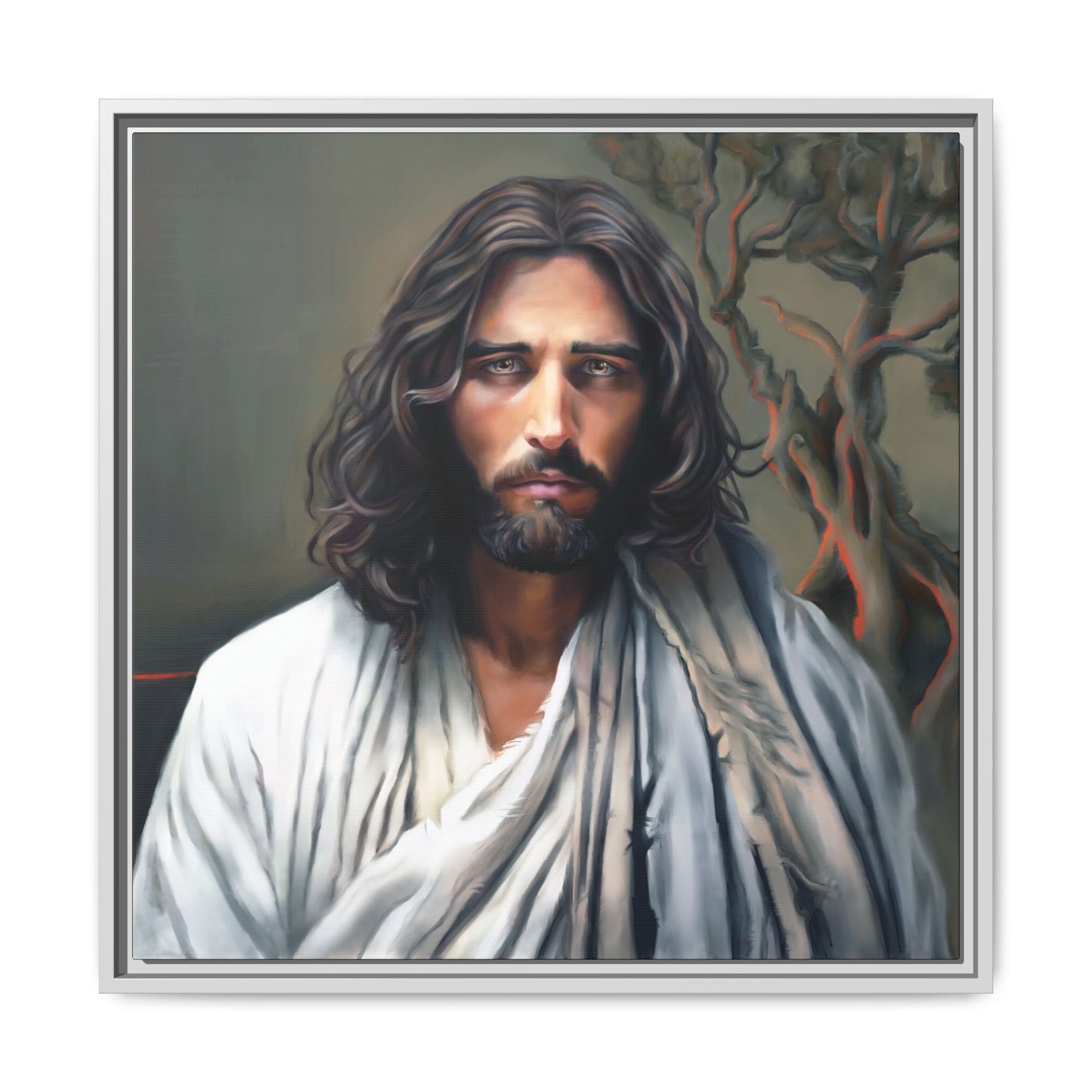 The End of Suffering, Jesus in Gethsemane, Fine Art Canvas Print, Christian Art, Jesus Artwork, Matte Canvas, Stretched, 0.75"