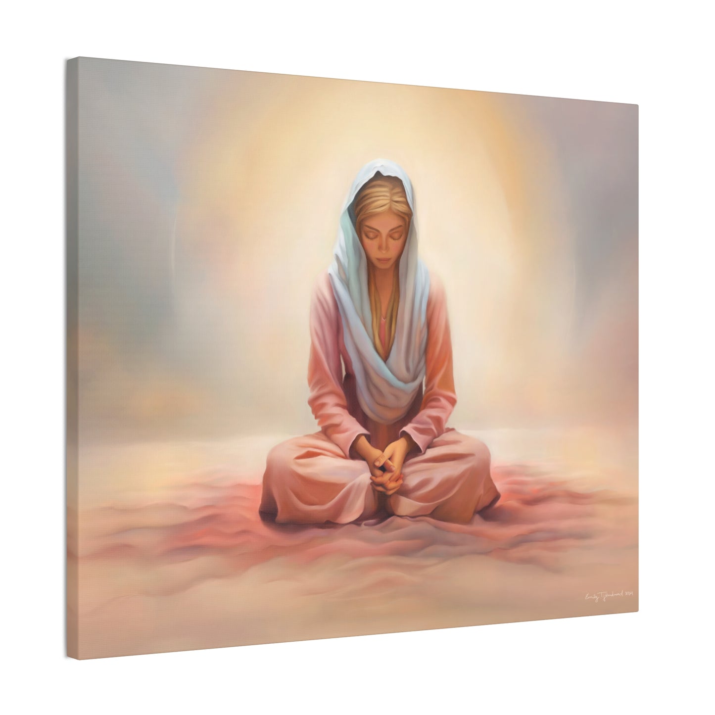 Stillness, Fine Art Canvas Print, Female Discipleship