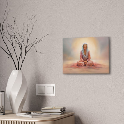 Stillness, Fine Art Canvas Print, Female Discipleship