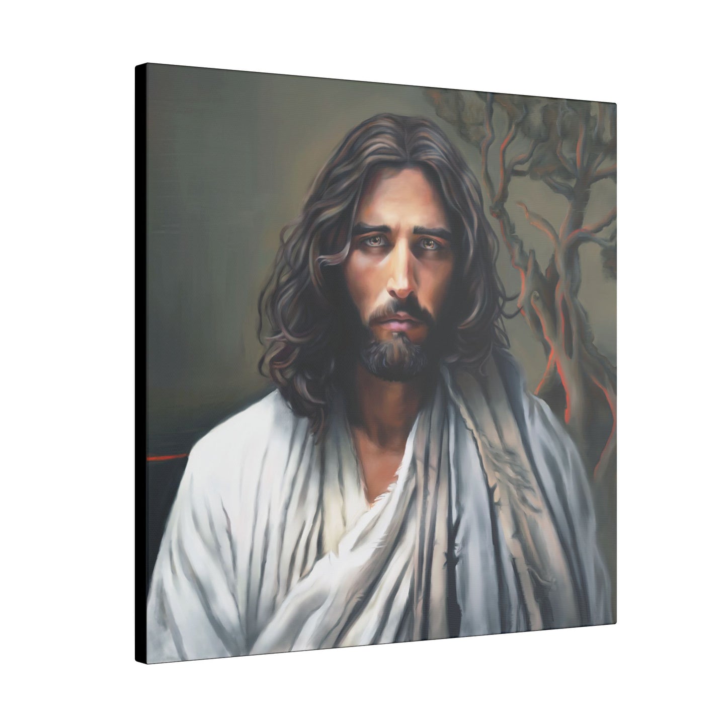 Portrait of Christ, Fine Art Canvas Print, Christian Art, Beautiful Jesus Artwork, Jesus Christ Gift