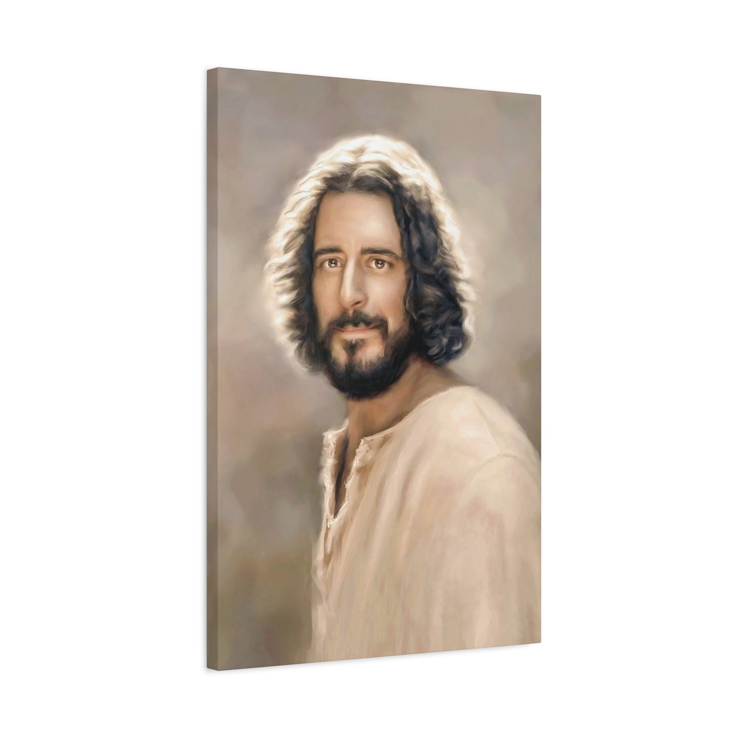 You Belong Jesus Christ Portrait, Fine Art Canvas Print, 16x20 and 5 other sizes, inspired by The Chosen Artwork of Jesus Painting