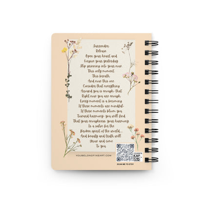 Stillness Spiritual Stationary, Missionary Spiritual Journal and Mindfulness gift, Meditation gift, Spiral Bound Journal