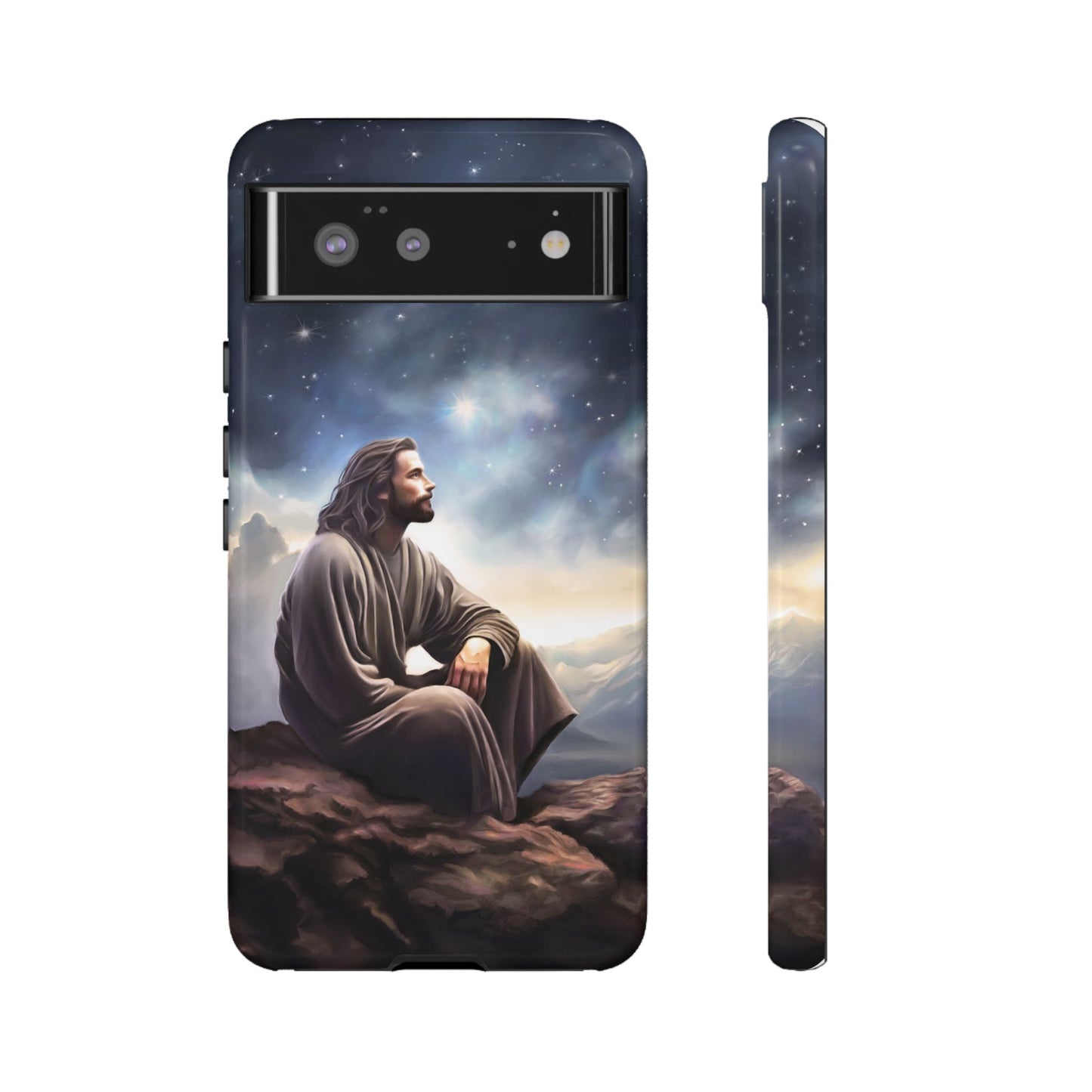 Jesus With The Stars Tough Phone Cases for Missionaries, Fun Special Gift for Bishops, Missionaries, Fun Gift for your missionary