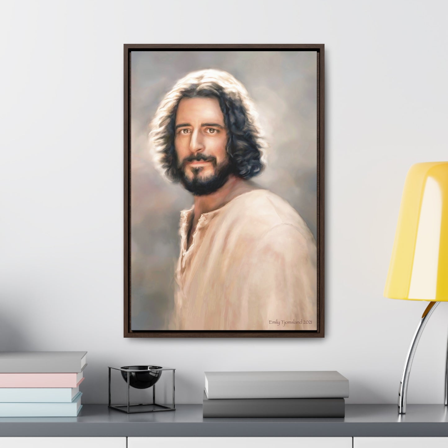 Jesus Christ Portrait, Fine Art Canvas Print, Various Sizes of Jesus Painting | Not Affiliated with The Chosen TV Series