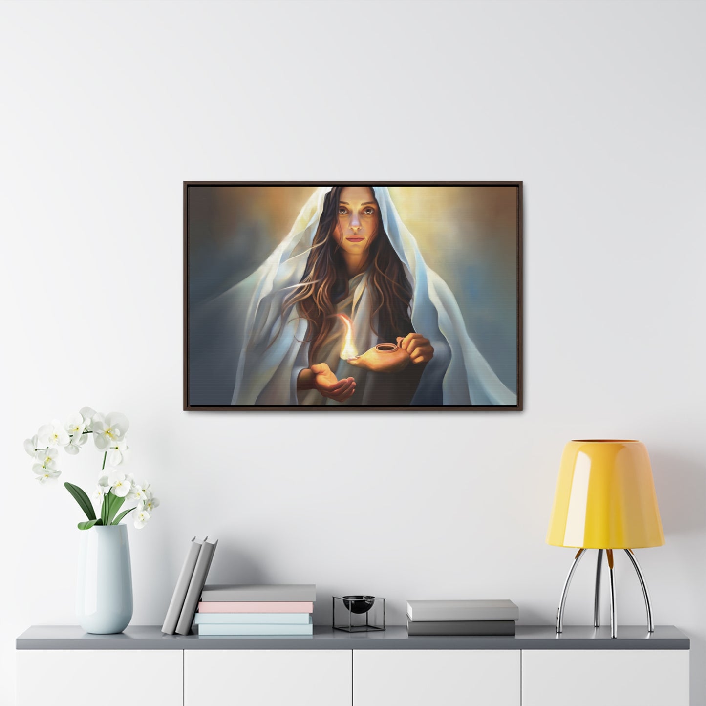 Mary Magdalene, Female Discipleship, Fine Art Canvas Print, Framed, Beautiful Christian Artwork, Disciples of Jesus Christ Art, Gift Ideas for her