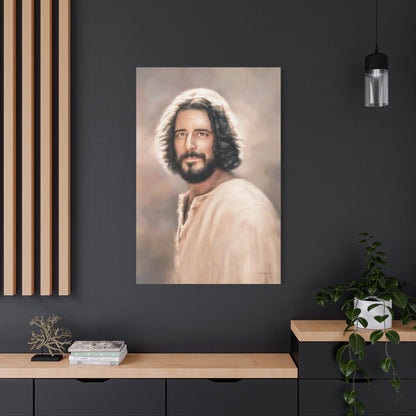 Jesus Christ Portrait, Fine Art Canvas Print, multiple sizes, The Chosen Artwork of Jesus Painting, Gift for Christian Homes