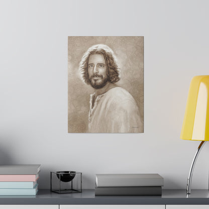 Jesus Christ Artwork, Fine Art Canvas Print Inspired by The Chosen TV Series | Not Affiliated with The Chosen | Gift for Christians