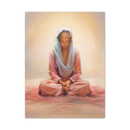 Stillness, Fine Art Canvas Print, Female Discipleship