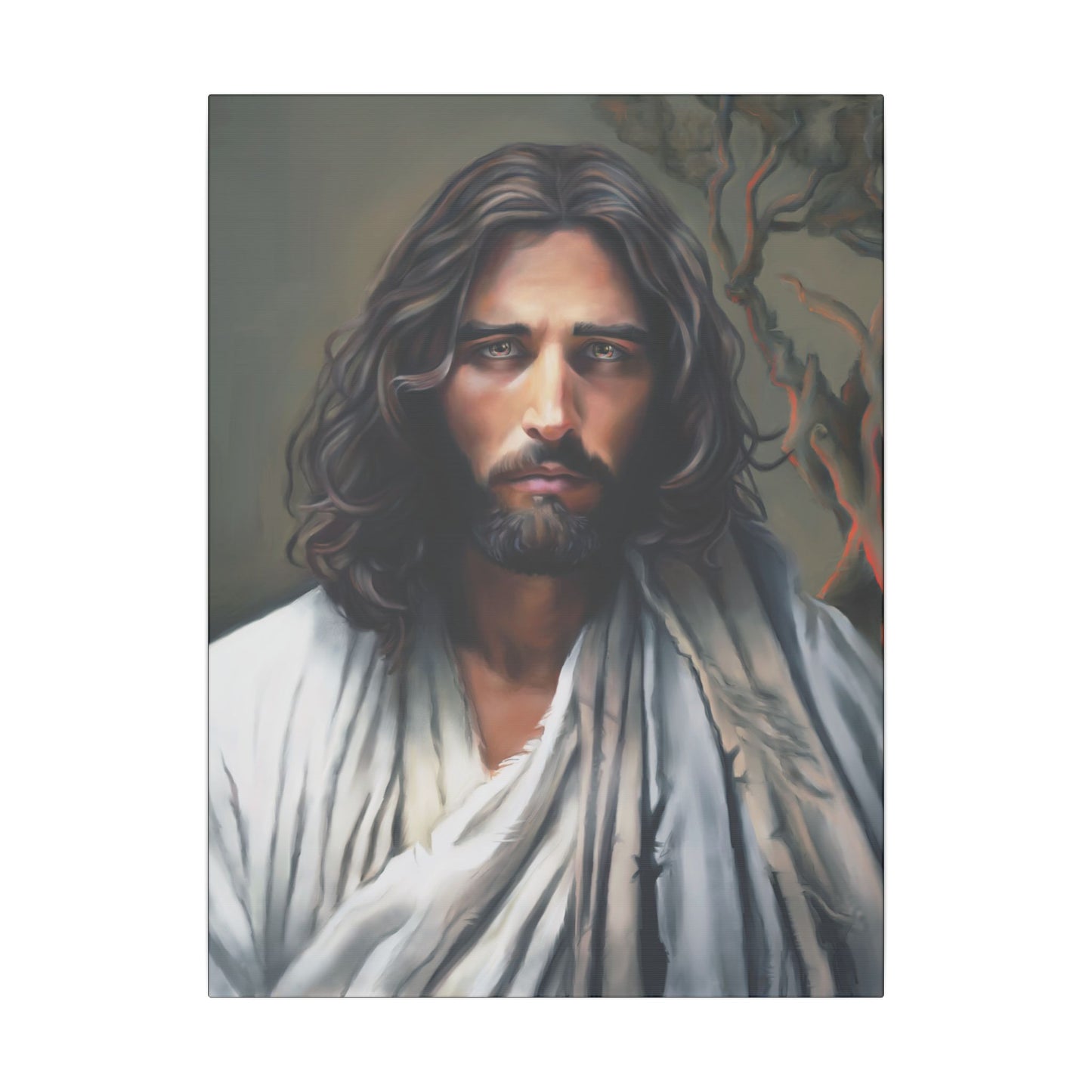 Portrait of Christ, Fine Art Canvas Print, Christian Art, Beautiful Jesus Artwork, Jesus Christ Gift