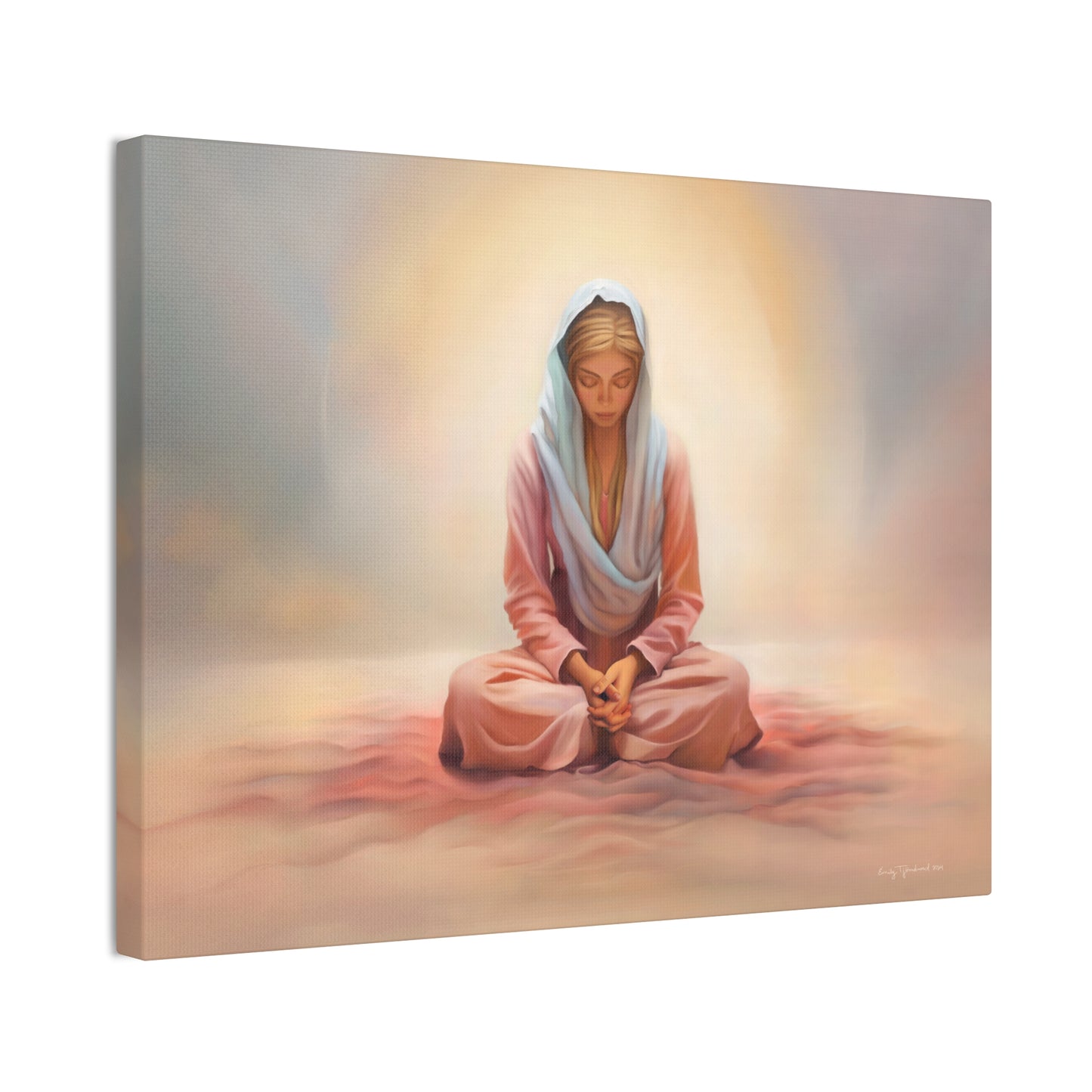 Stillness, Fine Art Canvas Print, Female Discipleship