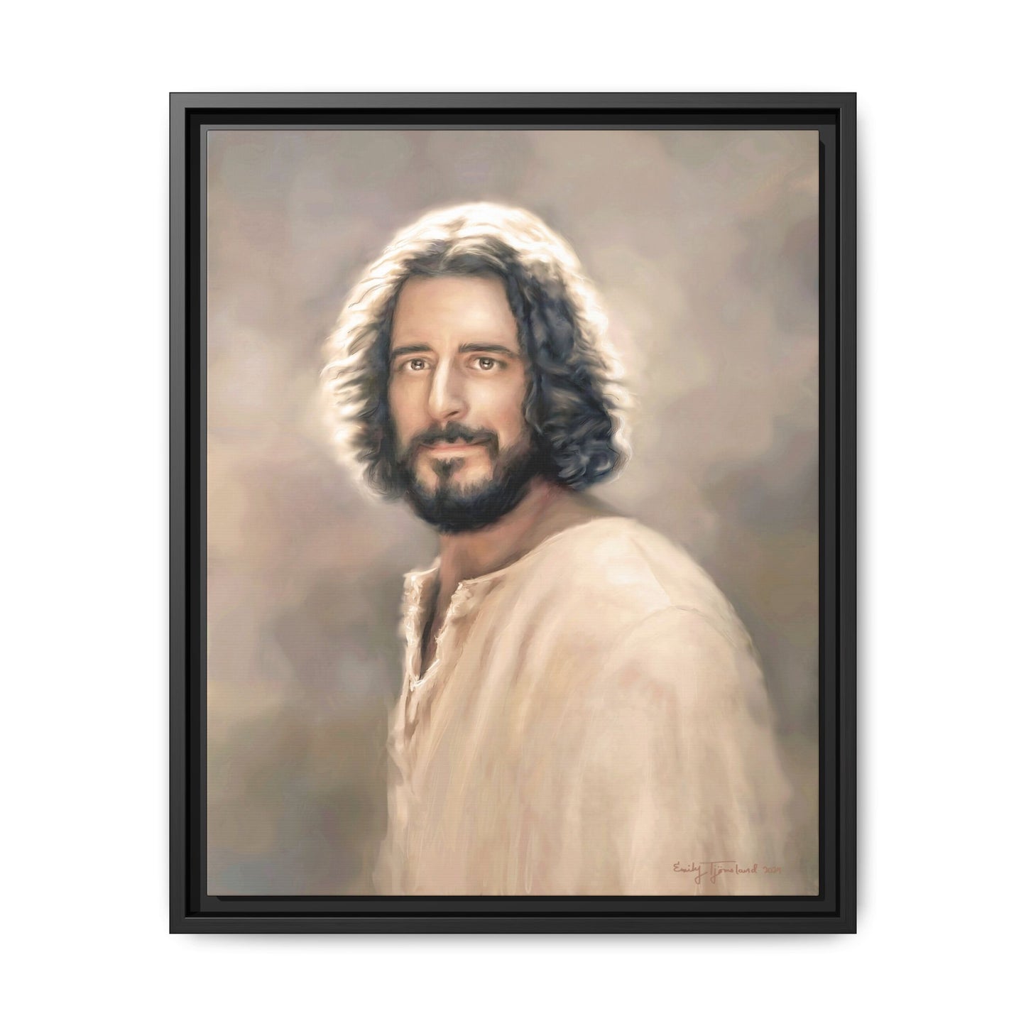 You Belong Jesus Portrait, Fine Art Canvas Print, Framed, The Chosen Art Inspired Artwork of Jesus Christ