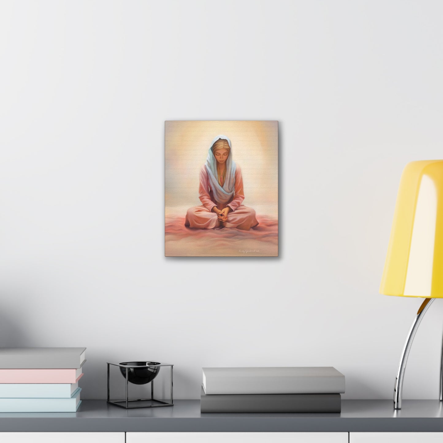 Stillness, Fine Art Canvas Print, Female Discipleship