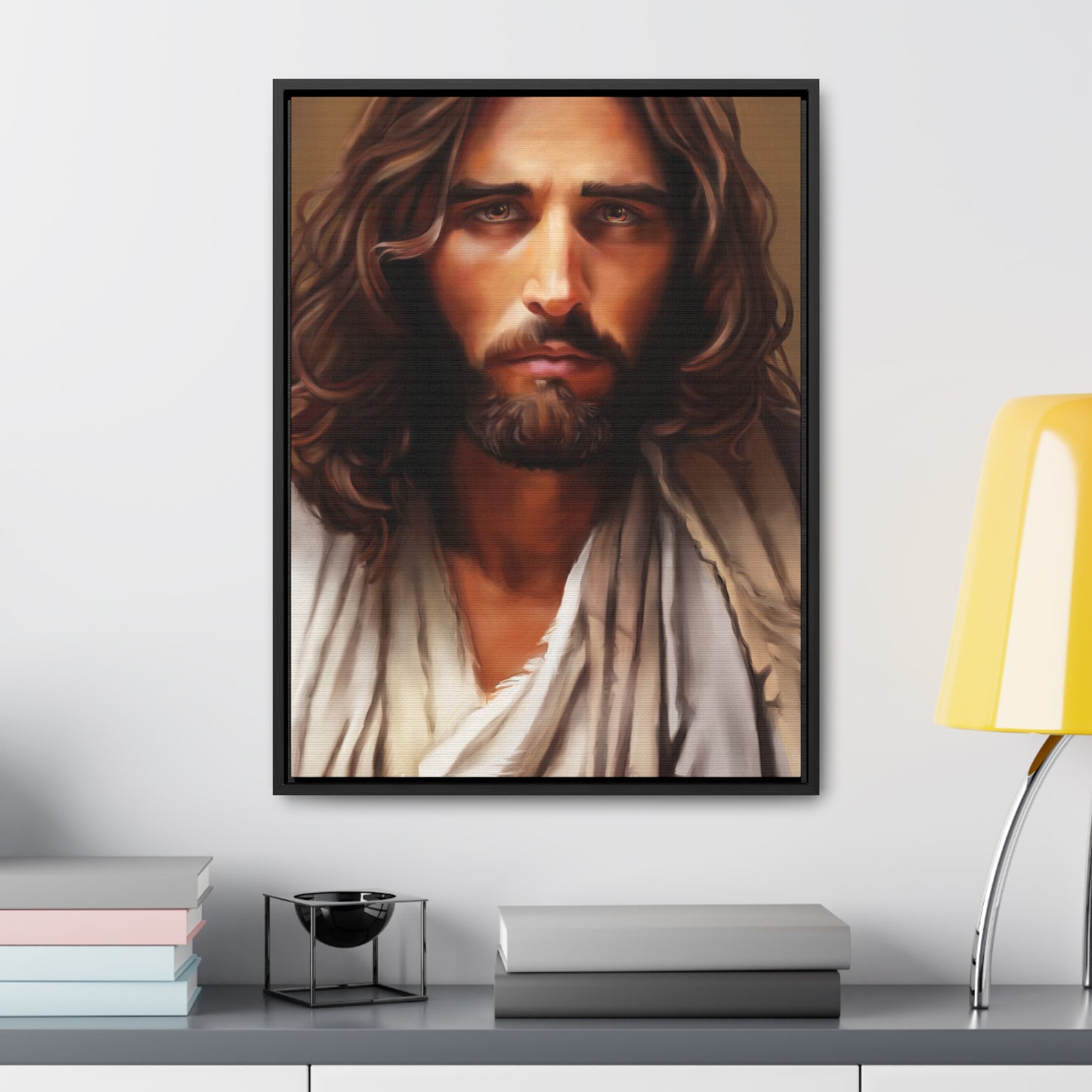 Jesus Christ Portrait, Fine Art Canvas Print, Jesus Christ Christian Art, Christian Art, Jesus Christ Decor