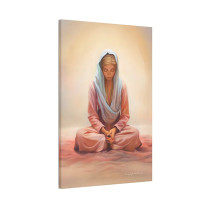 Stillness, Fine Art Canvas Print, Female Discipleship