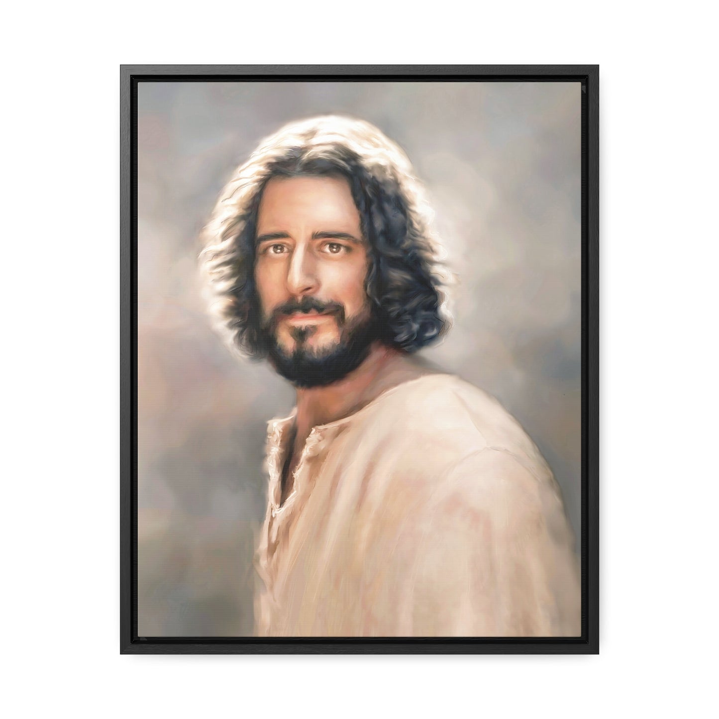 Jesus Christ Portrait, Fine Art Canvas Print, Various Sizes of Jesus Painting | Not Affiliated with The Chosen TV Series