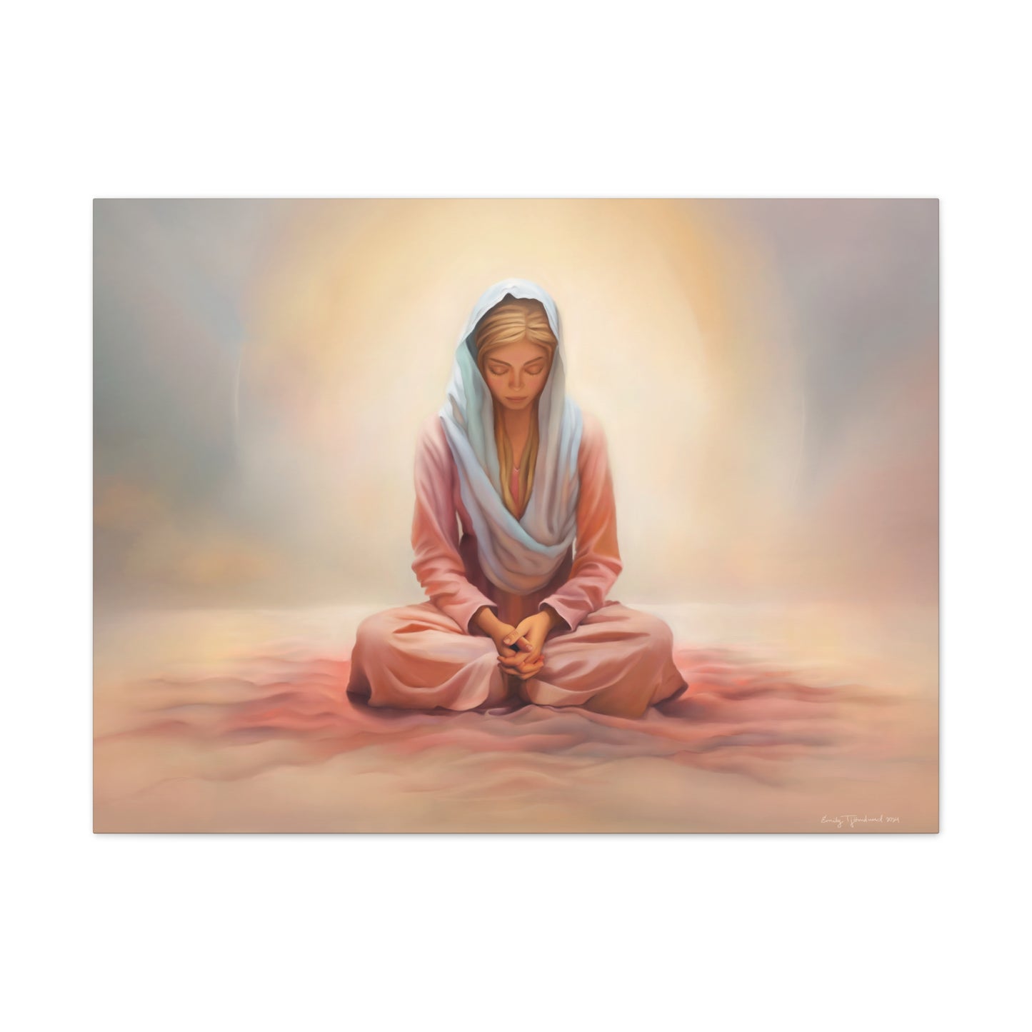 Stillness, Fine Art Canvas Print, Female Discipleship