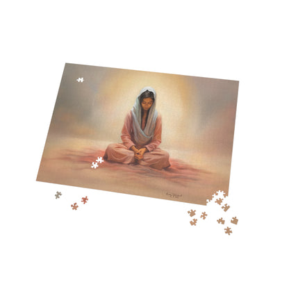 Stillness Puzzle (96, 252, 500, 1000-Piece), Spirituality Puzzle, Zen Puzzle, Christian Puzzle, Games for Young Women, Games for Christians