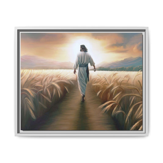 Called To Serve Canvas Print Framed Wall Art of Jesus Christ, Gift for Missionaries, Jesus in the Field beautiful