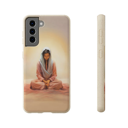 Spiritual Phone Case, Fun and Stylish, meditation, Stillness, Peace, Quiet reminder, mindfulness, Beauty, Unique Gift for her