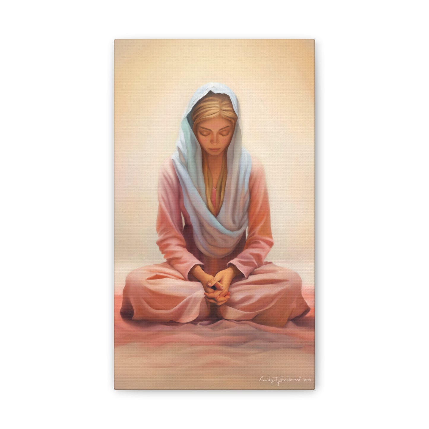 Stillness, Fine Art Canvas Print, Female Discipleship