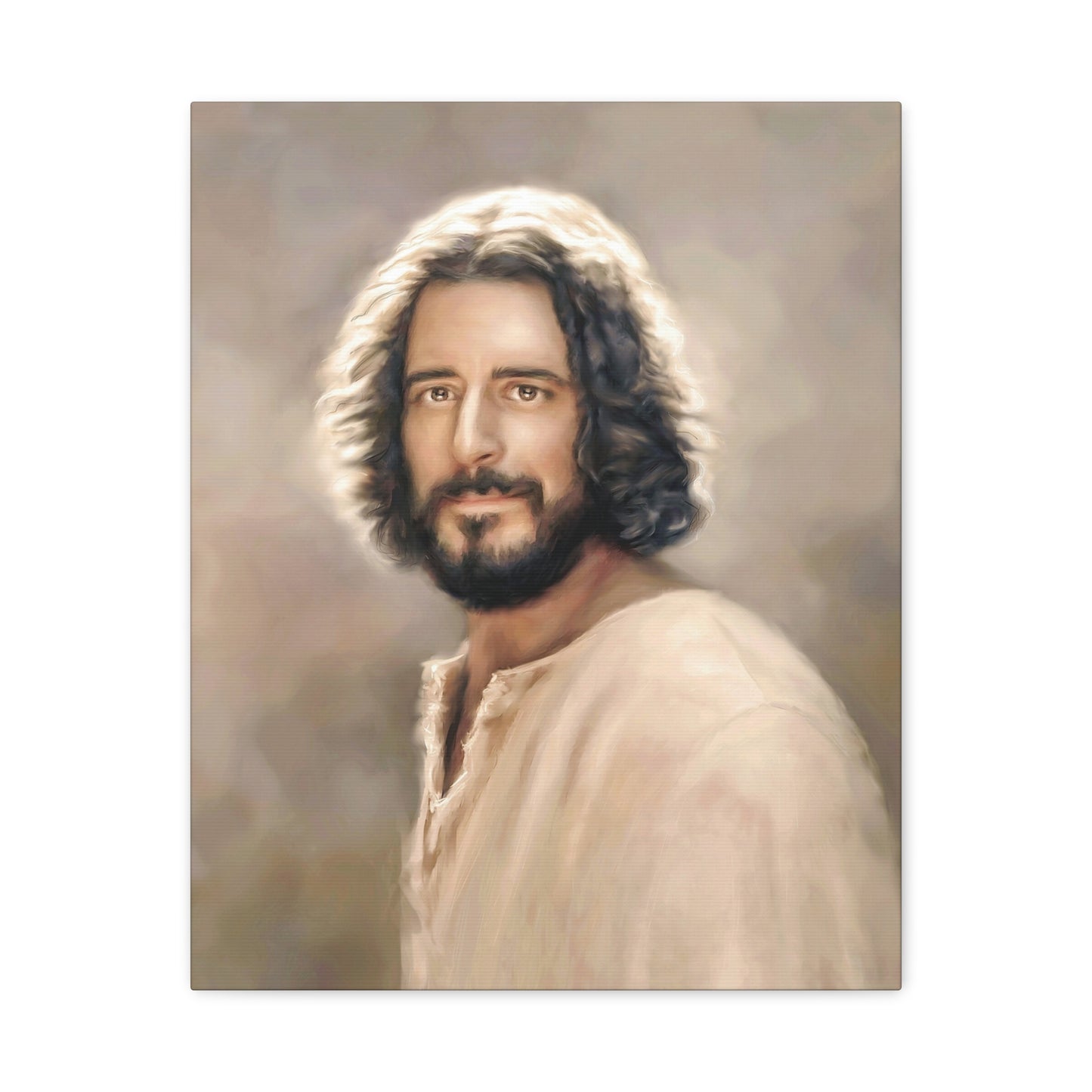 You Belong, Jesus Christ Portrait, Fine Art Canvas Print, multiple sizes, inspired by The Chosen Artwork of Jesus Painting, Gift for Christian Homes