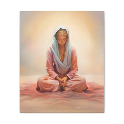 Stillness Fine Art Canvas Print, Female Discipleship, Gift for Her, Religious Gift for Her, Young Women Gift, Relief Society Gift, LDS artwork