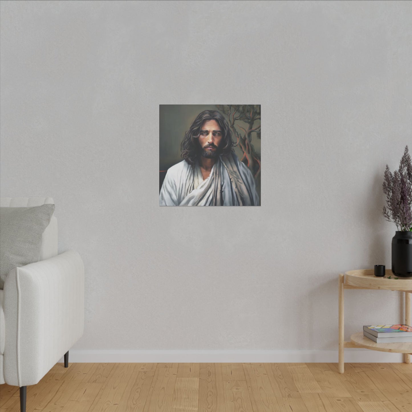 Portrait of Christ, Fine Art Canvas Print, Christian Art, Beautiful Jesus Artwork, Jesus Christ Gift